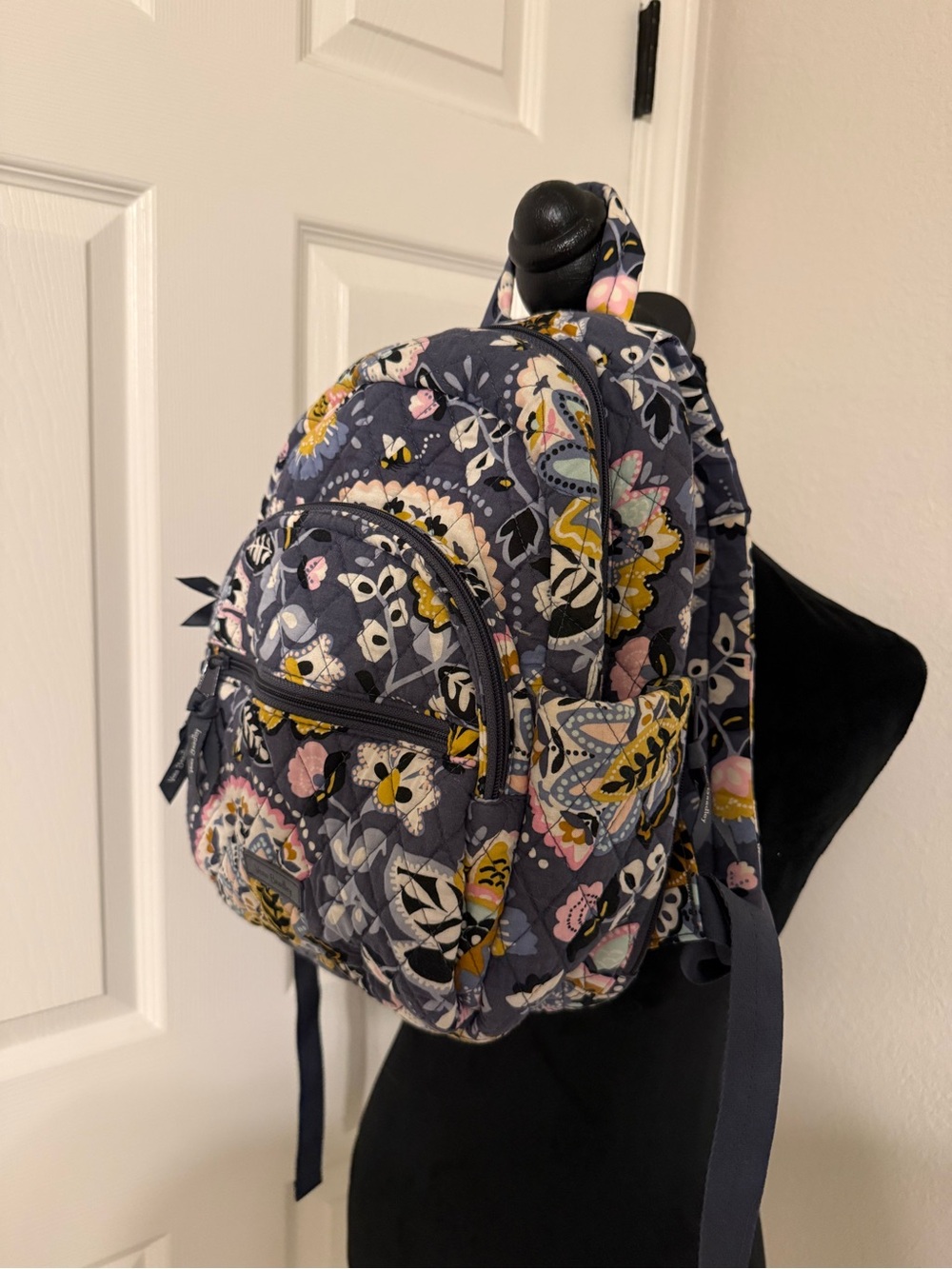 Vera Bradley Quilted Floral Mini Backpack - Charmont Meadows - Picture 6 of 11